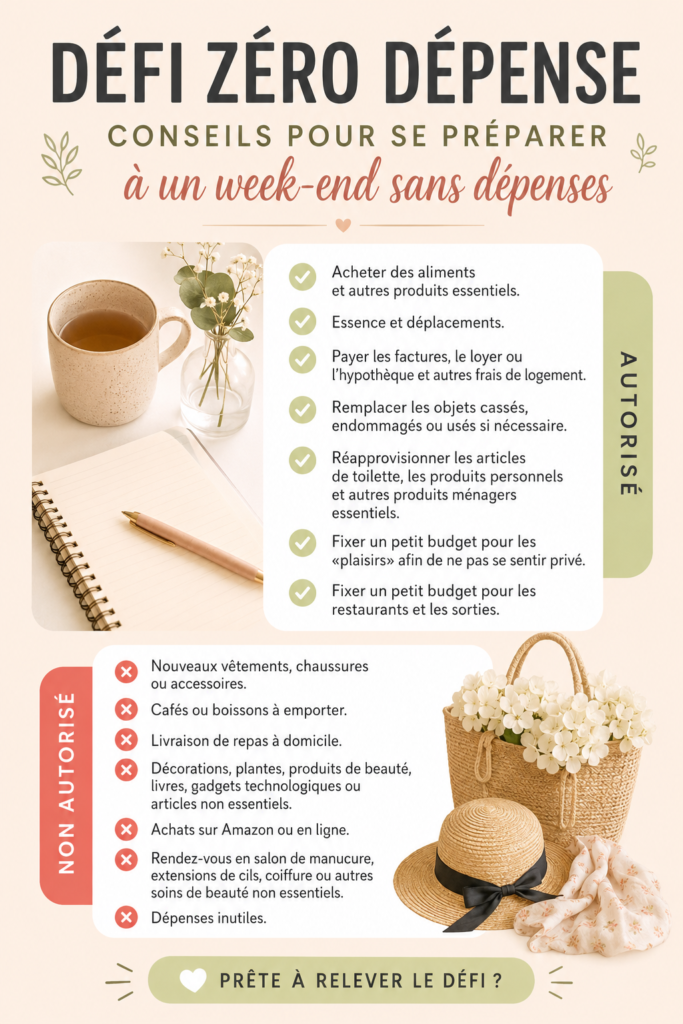 Femme souriante préparant un week-end sans dépense, entourée de nature