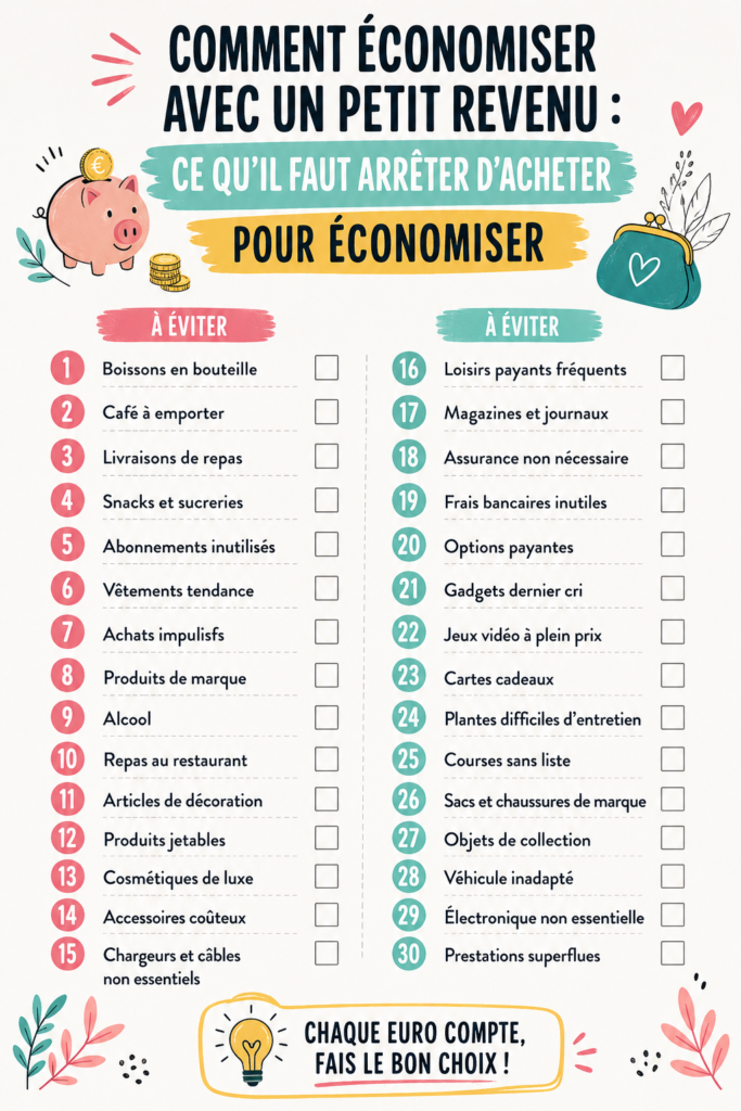 Femme au budget serré examinant ses dépenses quotidiennes avec un sourire chaleureux