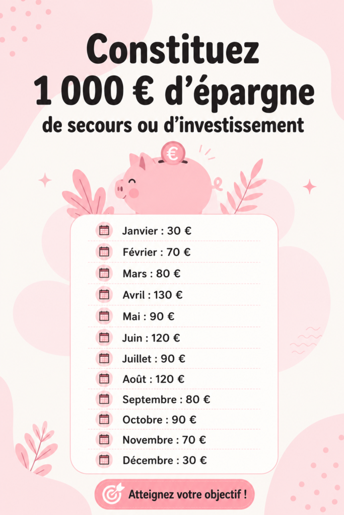 Femme regardant un tableau de budget pour créer un fonds d'urgence