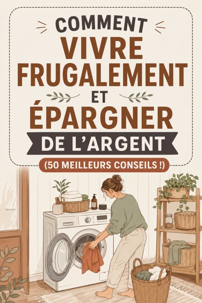 Femme souriante tenant un budget et des factures sur une table, symbolisant la gestion des finances.