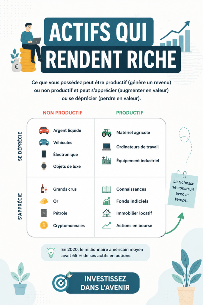 Un collier en or symbolisant un actif précieux