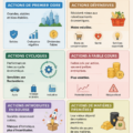 Visuel présentant des graphiques boursiers pour illustrer les tendances des actions