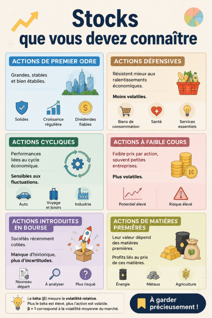 Visuel présentant des graphiques boursiers pour illustrer les tendances des actions