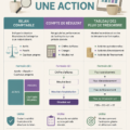 Femme consultant des graphiques boursiers sur son ordinateur pour analyser des actions