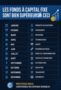 Graphique illustrant les avantages des fonds fermés pour les investisseurs