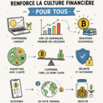 Une personne consultant des informations sur le Bitcoin pour améliorer ses finances