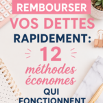 Une femme souriante devant un tableau blanc avec des notes financières.