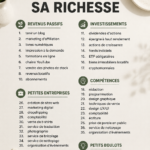 Femme souriante regardant un graphique de croissance financière, symbolisant la richesse et l'épargne.
