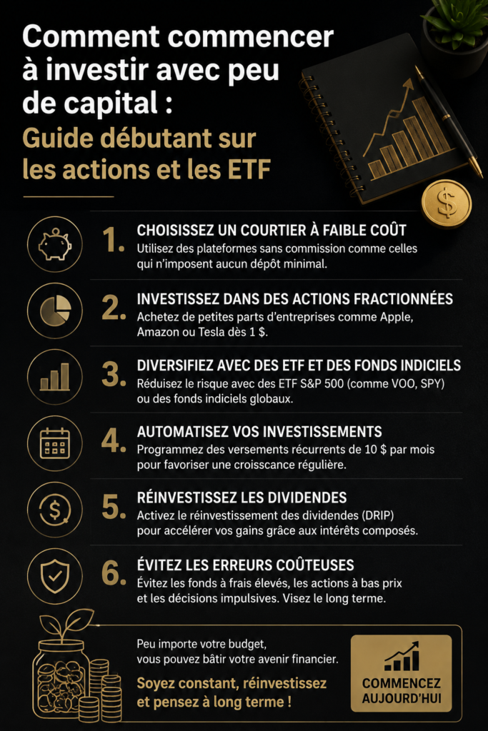 Femme réfléchissant à ses finances et à comment investir avec peu de capital