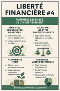 Femme souriante avec des documents financiers, symbolisant la liberté financière