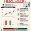 Un graphique boursier illustrant des fluctuations de marché.