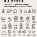 Femme souriante analysant des graphiques financiers pour son entreprise.