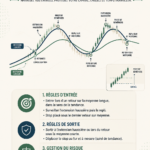 Graphique illustrant le rapport risque-récompense en trading qui montre des gains potentiels.