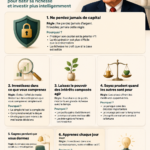 Une image inspirante de Warren Buffett en train de donner des conseils financiers.