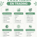 Femme analysant des graphiques boursiers sur un ordinateur pour le trading