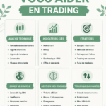 Femme analysant des graphiques boursiers sur un ordinateur pour le trading