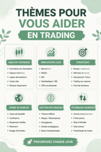 Femme analysant des graphiques boursiers sur un ordinateur pour le trading