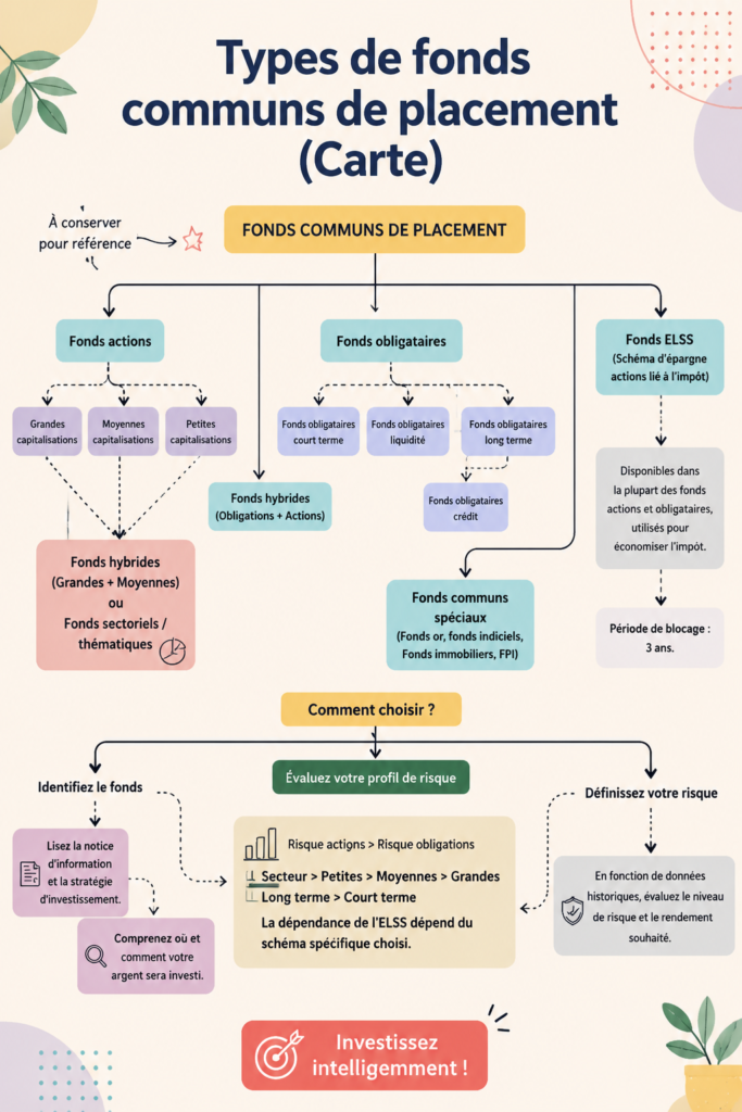Exemples de différents types de fonds d'investissement en finance