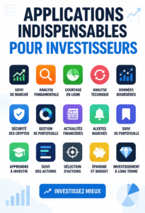 Une femme utilisant une application d’investissement sur son smartphone.