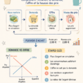 Graphique illustrant l'évolution de l'inflation dans le temps