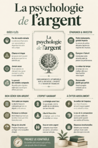 Femme réfléchissant à ses finances avec un carnet et un stylo, symbolisant la psychologie de l'argent.