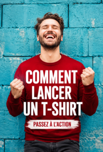 Un visuel engageant illustrant une collection de t-shirts colorés, symbole de création de marque.