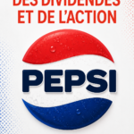 Illustration de l'analyse des dividendes de Pepsi montrant des graphiques financiers.