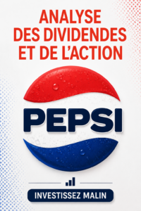 Illustration de l'analyse des dividendes de Pepsi montrant des graphiques financiers.