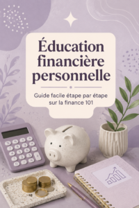 Femme examinant un budget sur son ordinateur, illustrant l'importance de l'éducation financière.
