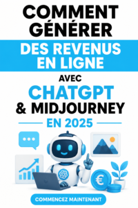 Femme utilisant ChatGPT sur un ordinateur portable pour travailler en ligne.