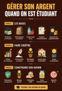 Etudiant concentré sur la gestion de son budget avec un ordinateur et des notes.