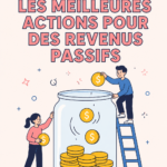 Stratégies d'investissement avec des graphiques et des graphiques d'actions pour un revenu passif.