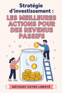 Stratégies d'investissement avec des graphiques et des graphiques d'actions pour un revenu passif.