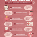 Illustration d'une femme utilisant une application de budget sur son smartphone.