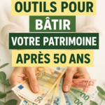Femme de 50 ans examinant des documents financiers pour construire sa richesse