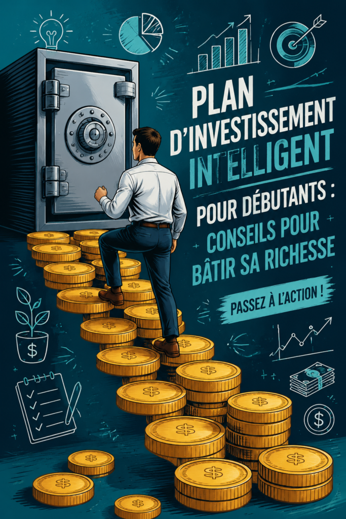 Femme méditant avec des graphiques financiers en arrière-plan, représentant l'investissement intelligent.
