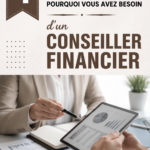 Une femme consulte son conseiller financier dans un bureau chaleureux, discutant de ses investissements.