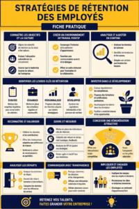 Illustration des stratégies de rétention des employés sur LinkedIn