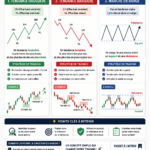 Graphiques illustrant les tendances de marché pour le trading
