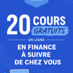 Femme utilisant un ordinateur pour suivre un cours de finance gratuit en ligne.