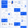 Exemple de pitch deck bien structuré avec des graphiques et des bullet points