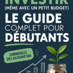 Femme souriante regardant un graphique financier, symbolisant le démarrage d'un investissement.