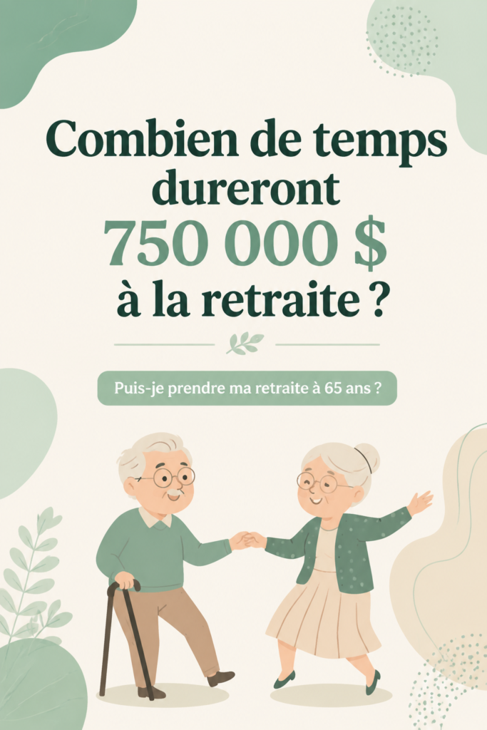 Femme examinant ses finances pour une retraite confortable avec un capital de 750 000 $