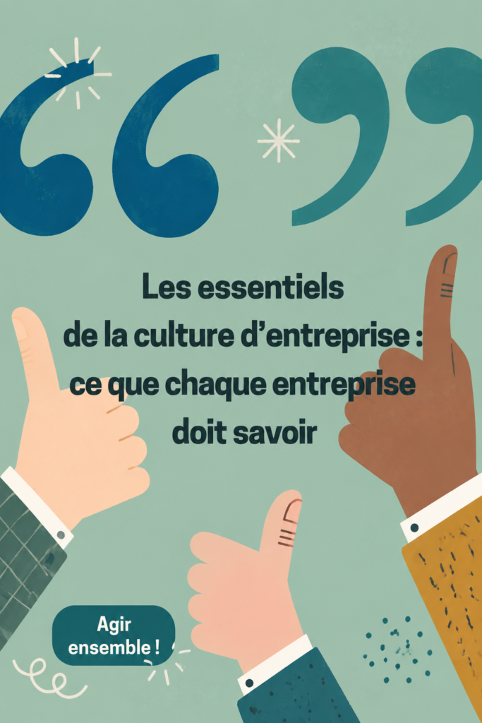 Photo illustrant une réunion d'équipe autour de valeurs d'entreprise partagées.