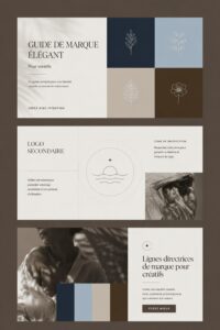 Visuel d'une palettte de couleurs inspirantes pour une marque créative