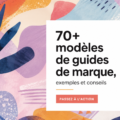 Exemple de guide de marque moderne avec éléments graphiques