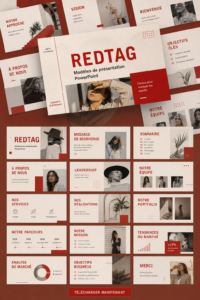 Modèle PowerPoint moderne et élégant pour des présentations