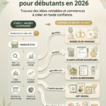 Femme travaillant sur des designs imprimables pour sa boutique Etsy, symbolisant l'entrepreneuriat féminin.