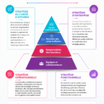 Image représentant différents niveaux de stratégies d'investissement