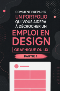 Exemple de portfolio de design graphique coloré et attrayant.